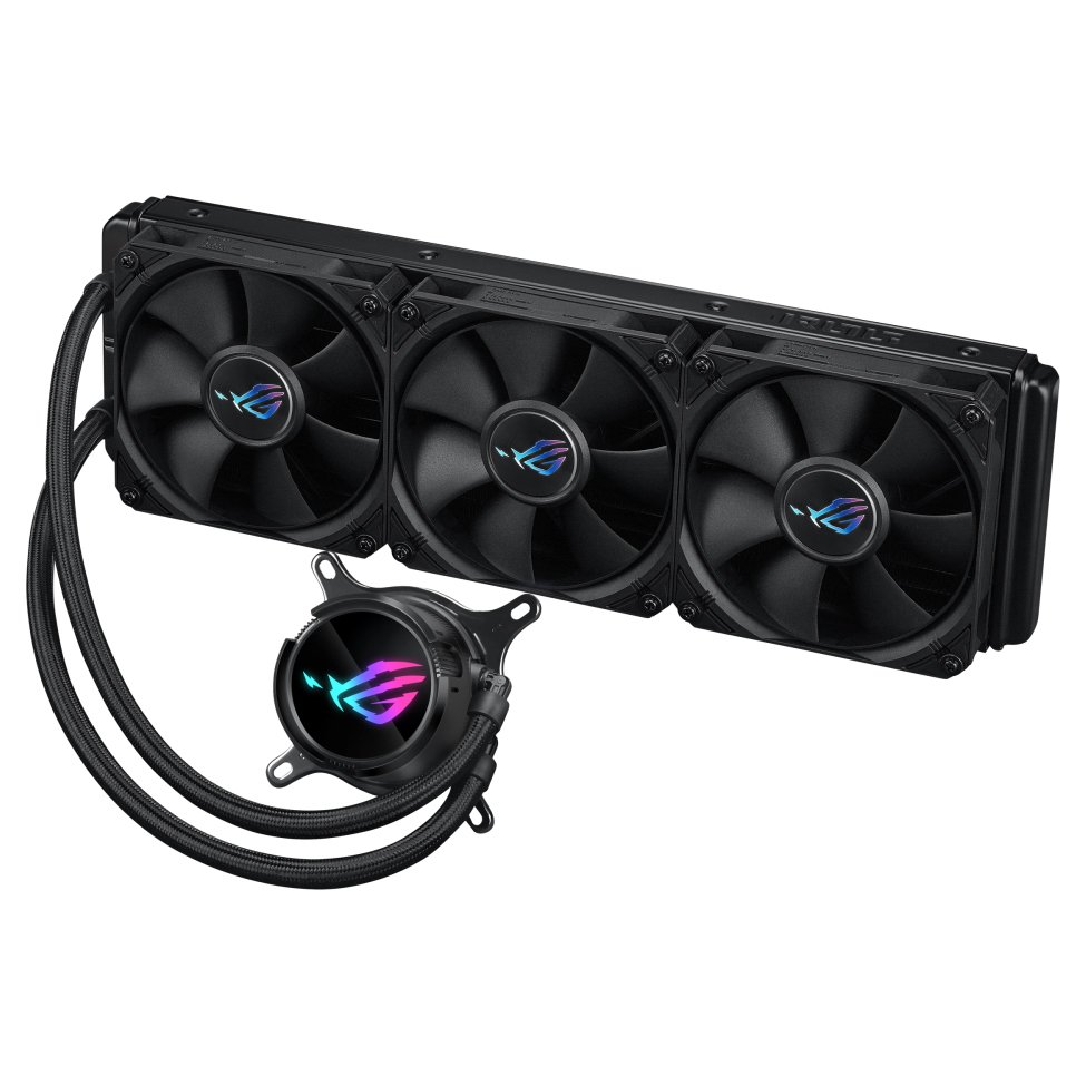 Asus ROG Strix LC 360 RGB AIO liquid CPU cooler Brand: Asus Part #: 90RC0071-M0UAY0