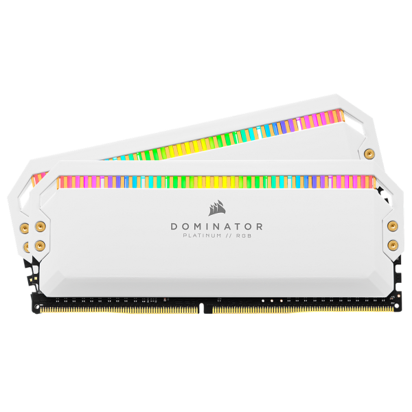 Corsair DOMINATOR Platinum RGB 16GB(2x8GB) 3200MHz Memory Kit - White Brand: Corsair Part #: CMT16GX4M2C3200C16W - Image 4