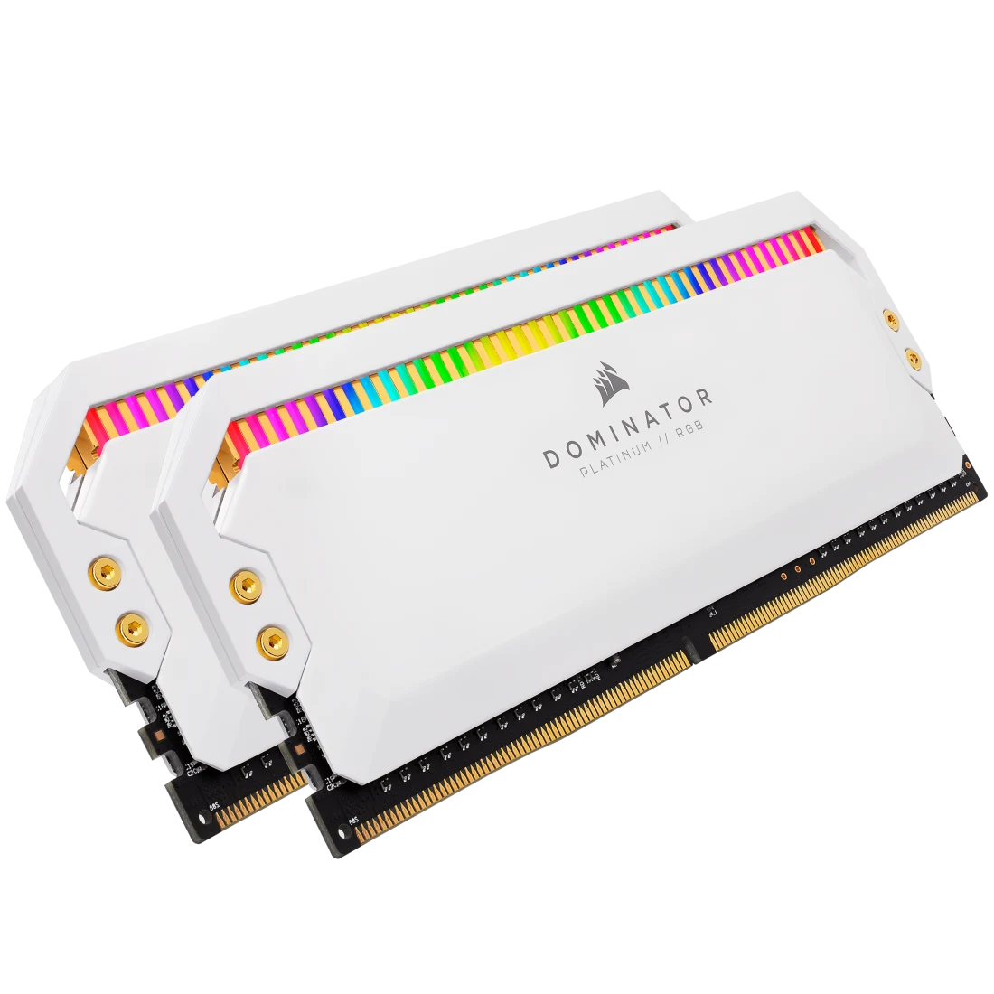 Corsair DOMINATOR Platinum RGB 16GB(2x8GB) 3200MHz Memory Kit - White Brand: Corsair Part #: CMT16GX4M2C3200C16W