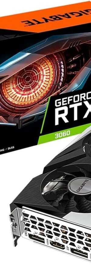 GIGABYTE GeForce RTX 3060 Gaming OC 12G (REV2.0) Graphics Card, 3X WINDFORCE Fans, 12GB 192-bit GDDR6, GV-N3060GAMING OC-12GD REV2.0 Video Card