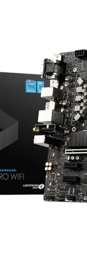MSI B560M PRO-VDH WIFI Micro ATX Motherboard Brand: Msi Part #: 911-7D18-010
