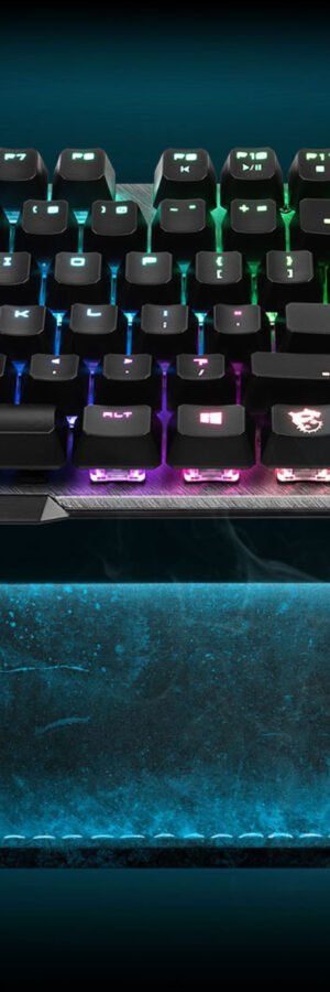 MSI Gaming Keyboard Wrist Rest - Cooling Gel Infused pad