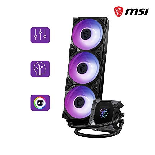 MSI MPG CORELIQUID K360 Liquid CPU Cooler - Black Part No - 9S6-6A0321-001 products by MSI - Image 4