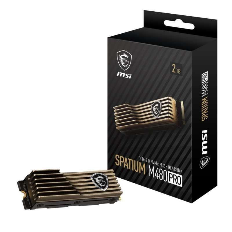 MSI Spatium M480 2TB M.2 2280 Internal Solid State Drive, PCI-E x4, Gen4, NVMe, SSD, 7000 MB/s / 6800 MB/s | S78-440Q150-P83 Model: S78-440Q150-P83 SKU: 87143 Write speed: 6800 MB / s Reading speed: 7000 MB / s Interface: PCI-E x4 Gen4 NVMe Disc capacity: 2TB - Image 3