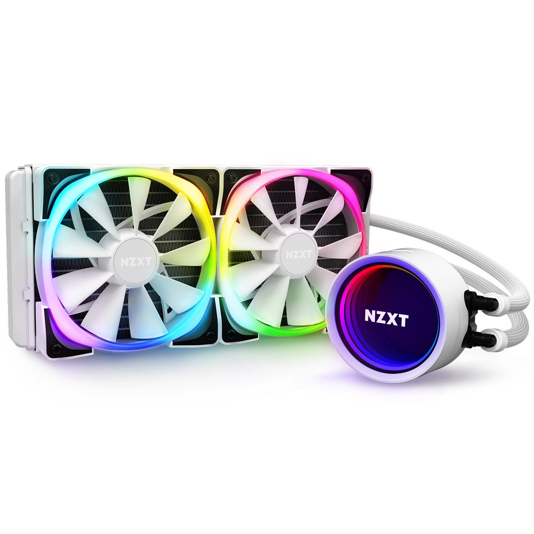 NZXT Kraken X53 RGB 240mm AIO Liquid Cooler - White Brand: NZXT Part #: RL-KRX53-RW