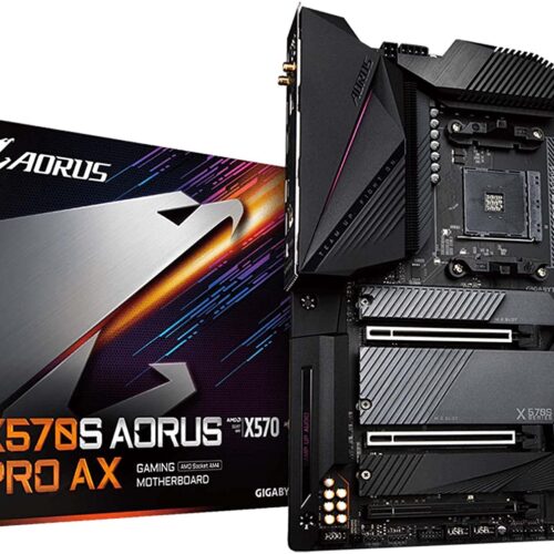 GIGABYTE X570S AORUS PRO AX (AMD Ryzen 3000/ X570S/ PCIe 4.0/ SATA 6Gb/s/ USB 3.1/ ATX/ Gaming Motherboard)