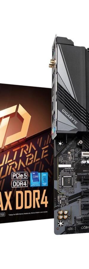 GIGABYTE Z690 UD AX DDR4 (LGA 1700/ Intel Z690/ ATX/ DDR4/ Triple M.2/ PCIe 5.0/ USB 3.2 Gen2X2/ Type-C/WiFi 6/2.5GbE LAN/Motherboard)