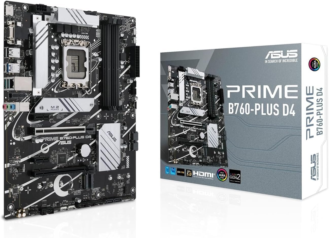 ASUS Prime Z790-P WiFi D4 LGA 1700(Intel® 12th&13th Gen) ATX Motherboard (PCIe 5.0,DDR4,14+1DrMOS,3X M.2,WiFi 6, Bluetooth v5.2,2.5Gb LAN, Front Panel USB 3.2 Gen 2 USB Type-C®, Thunderbolt™ 4/USB4) - Image 3