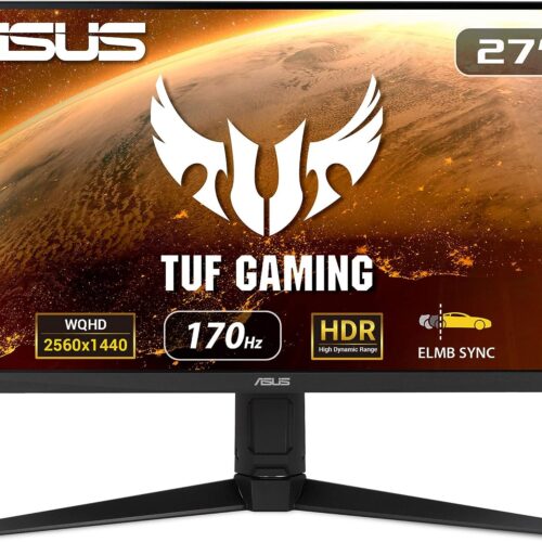 Asus 27″ IPS Panel 170Hz 1ms WQHD 2K TUF Gaming Monitor – VG27AQL1A