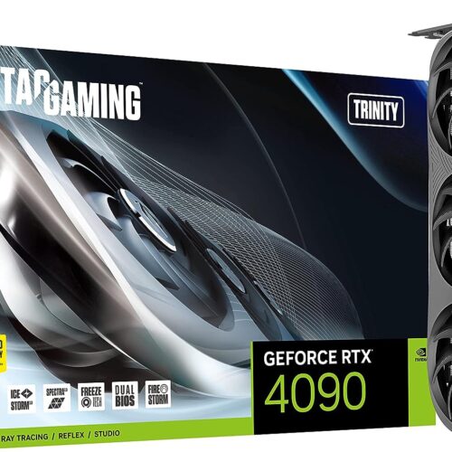 ZOTAC Gaming GeForce RTX 4090 Trinity 24GB GDDR6X 384-bit 21 Gbps PCIE 4.0 Graphics Card, IceStorm 3.0 Advanced Cooling, Spectra 2.0 RGB Lighting, ZT-D40900D-10P