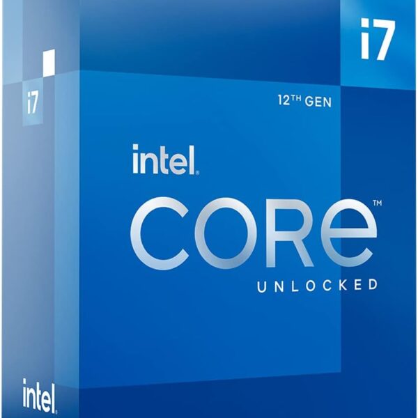 Intel Core i7-12700K Gaming Desktop Processor with Integrated Graphics and 12 (8P+4E) Cores up to 5.0 GHz Unlocked  LGA1700 600 Series Chipset 125W