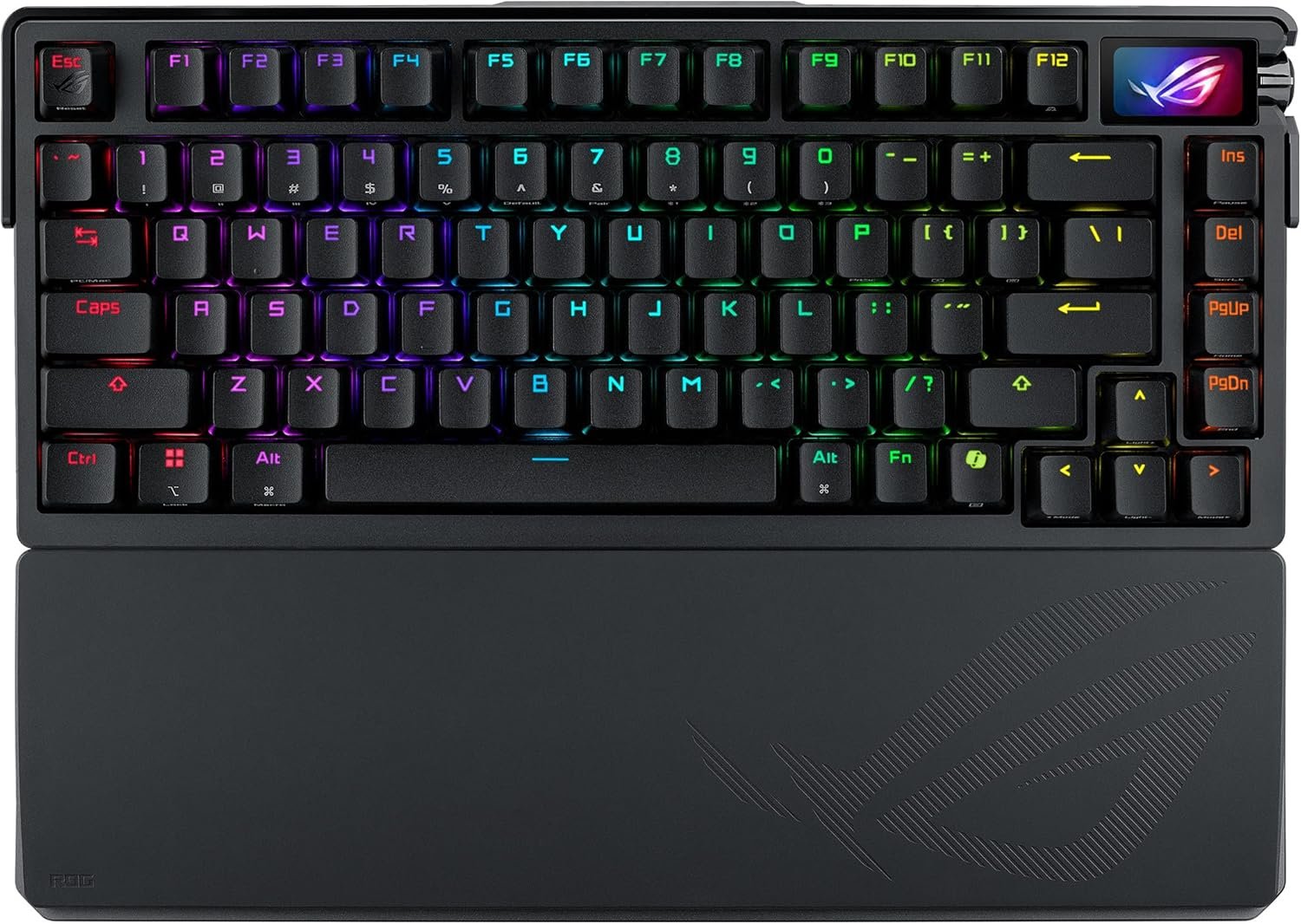 ASUS ROG Azoth 75% Wireless DIY Custom Gaming Keyboard, OLED Display, Gasket-Mount, Three-Layer Dampening, Hot-Swappable Pre-lubed ROG NX Brown Switches... - Image 4