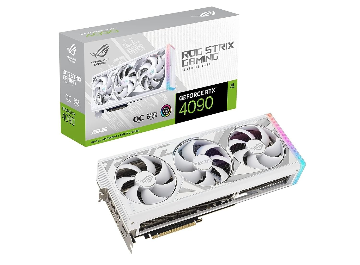 ASUS ROG Strix GeForce RTX® 4090 Gaming Graphics Card (PCIe 4.0, 24GB GDDR6X, HDMI 2.1a, DisplayPort 1.4a) - Image 2