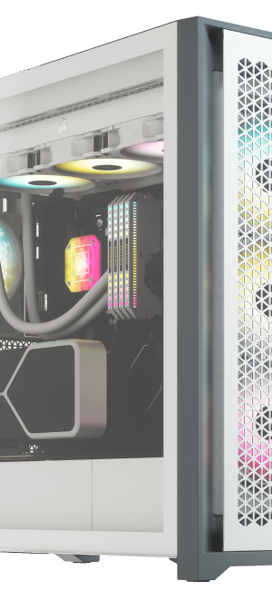Corsair 5000D Airflow Tempered Glass Mid-Tower ATX PC Case - White