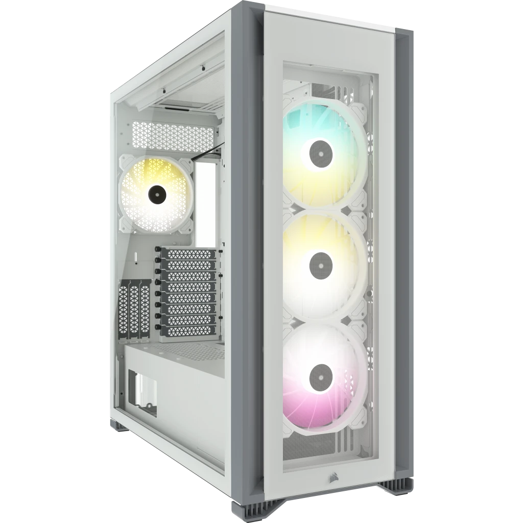 CORSAIR iCUE 7000X RGB Full-Tower ATX PC Case, White