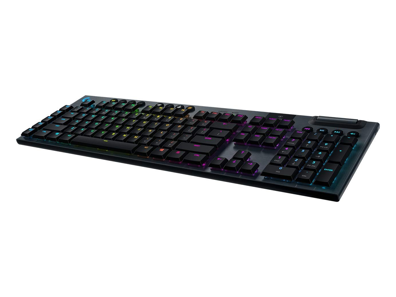Logitech G915 LIGHTSPEED RGB Mechanical Gaming Keyboard, Low Profile GL Clicky Key Switch, LIGHTSYNC RGB, Advanced LIGHTSPEED Wireless and Bluetooth Support - Clicky,Black - Image 3