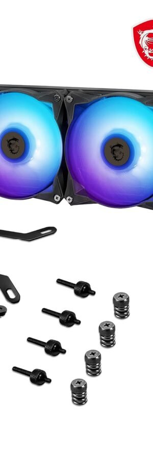 MSI MAG CORELIQUID C360 AIO CPU Liquid Cooler - ARGB Radiator Water Cooling, AMD & Intel Compatible