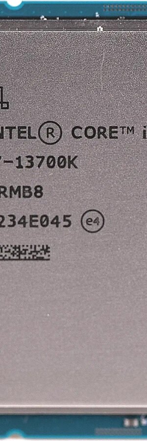 New Intel 13th Gen Raptor Lake Core i7-13700K CPU Upto 5.4GHz Boost Speed Best Gaming CPU with Enhanced Overclocking Features for Z790 MB RTX 4090 Card BX8071513700K