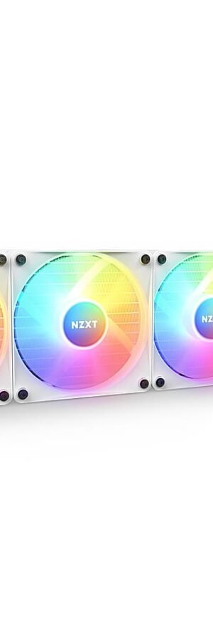 NZXT Kraken 360 RGB – White 360mm AIO Liquid Cooler with LCD Display and RGB Fans