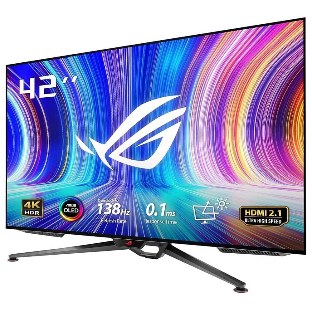 PG42UQ ASUS ROG Swift OLED PG42UQ 41.5 Inch 4K 138Hz HDMI 2.1,0.1 ms, Gaming Monitor
