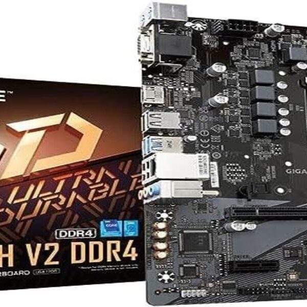 H610M H V2 DDR4   Gigabyte H610M H V2 DDR4 Micro ATX Motherboard