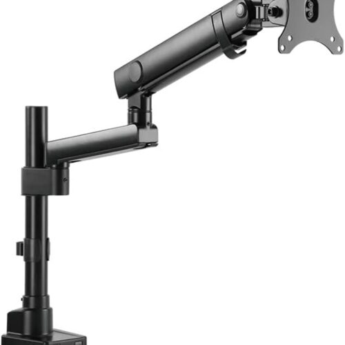 TM-71-C06 Twisted Minds Single Monitor Mechanical Spring Monitor Arm (Fit Screen Size 17″ – 32″)