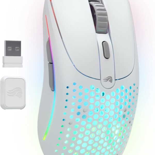 GLO-MS-OWV2-MW Glorious New  MODEL O 2 Wireless Gaming Mouse – White