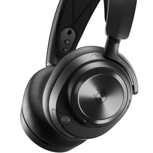 SteelSeries Arctis Nova Pro Wireless Gaming Headset, Dual Audio Streams, Active Noise Cancellation, Gen 2 Mic, Compatible with PS4 / PS5 / PC, Black