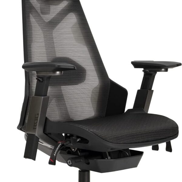 90GC0120-MSG010 ASUS SL400 ROG Destrier Ergo Gaming Chair – Futuristic Cyborg Aesthetic