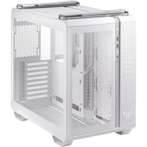 90DC0093-B19000 Asus TUF Gaming GT502 PLUS Mid Tower Tempered Glass Panel Case – White, With 4 Fan