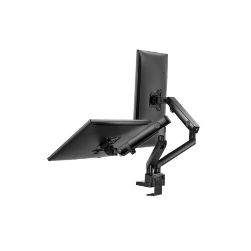 TM-20-C012P Twisted Minds Double Monitor Arm Slim Spring-Assisted Desk Mount Table Stand 17″ – 32″