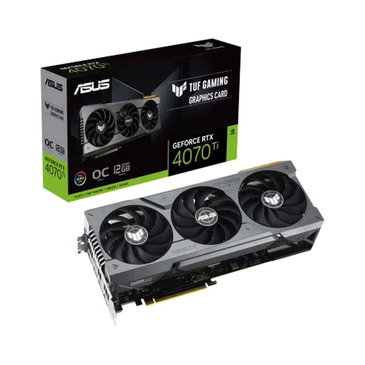 90YV0IJ0-M0NA00 Asus TUF Gaming GeForce RTX 4070 Ti OC Edition 12GB GDDR6X Graphic Card - Image 2
