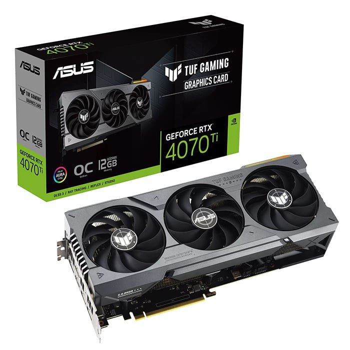 90YV0IJ0-M0NA00 Asus TUF Gaming GeForce RTX 4070 Ti OC Edition 12GB GDDR6X Graphic Card