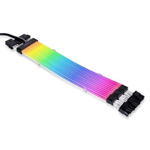 LIAN LI Strimer Plus Addressable RGB V2 Triple 8-Pin 300mm GPU Extension Cable | Part # PW12-PV2