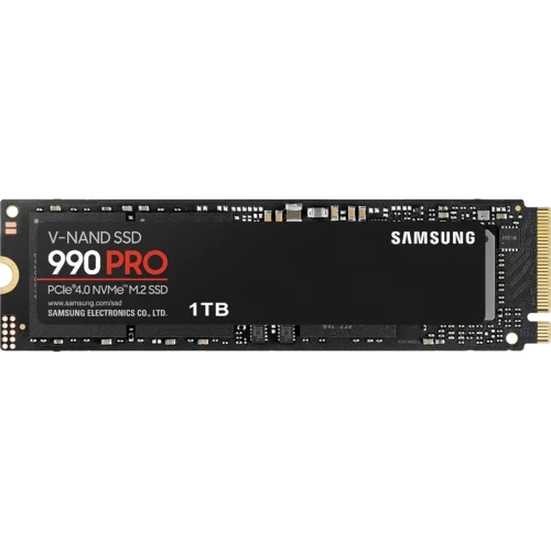 SAMSUNG 1TB 990 PRO NVMe M.2 SSD – 7450MB/s | Part # MZ-V9P1T0BW