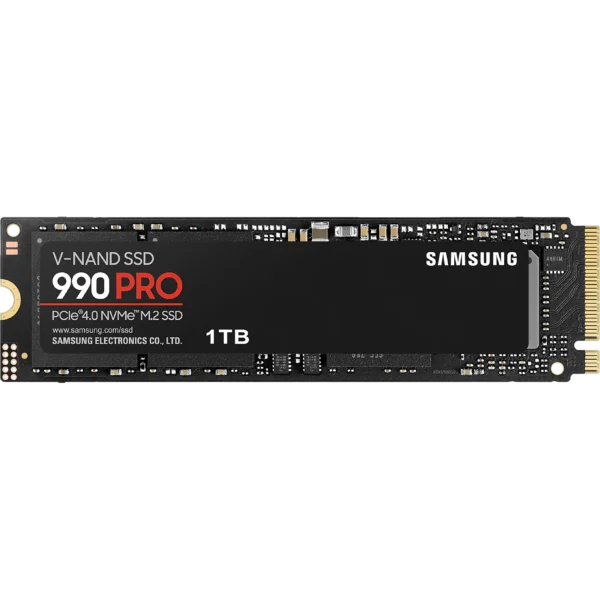 SAMSUNG 1TB 990 PRO NVMe M.2 SSD – 7450MB/s | Part # MZ-V9P1T0BW