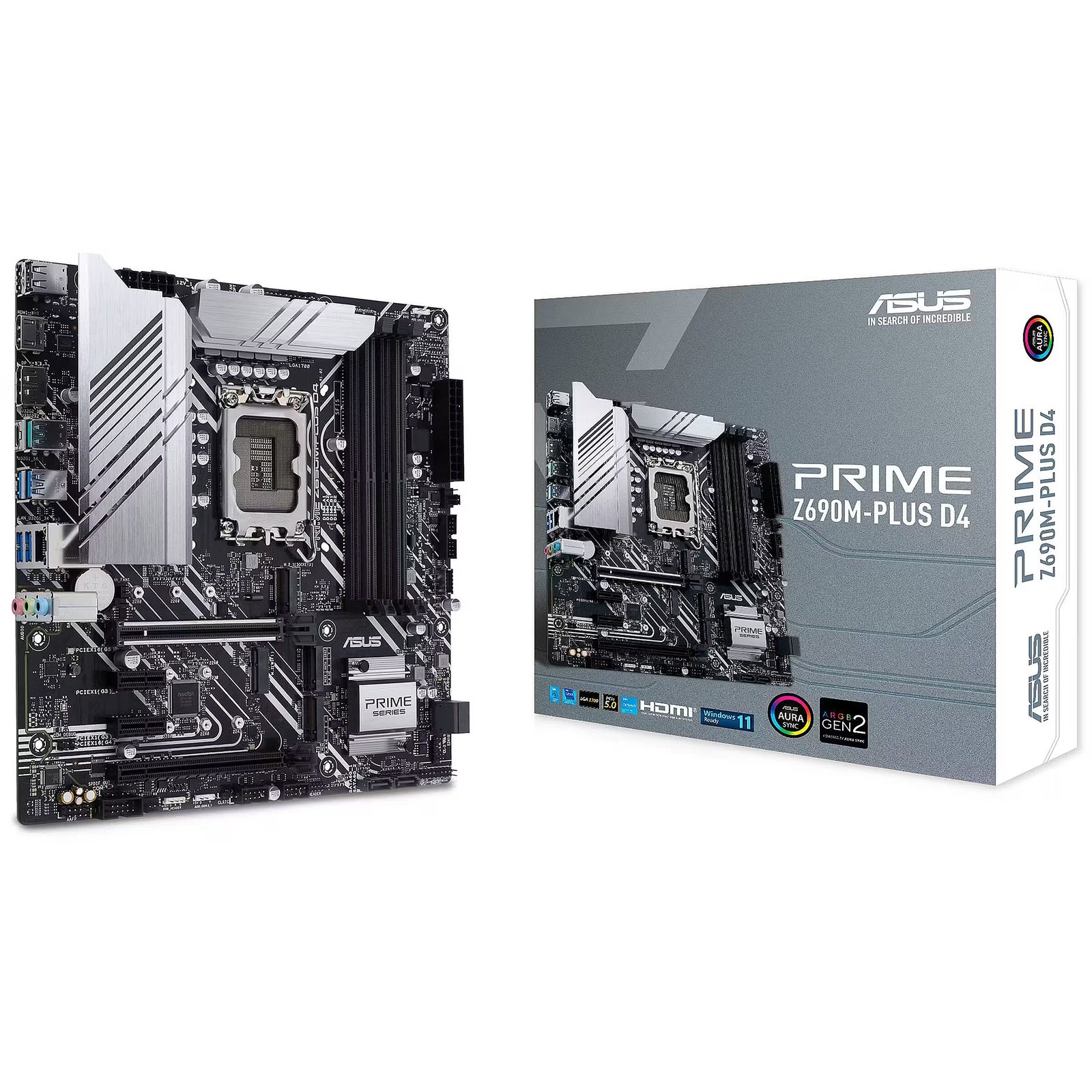Asus Intel Prime Z690M-Plus D4 Motherboard | Part no : 90MB18Q0-M0EAY0