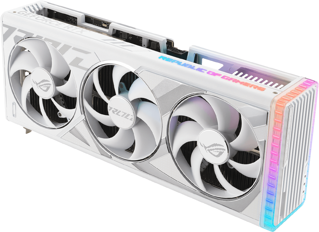 Asus Rog Strix Gaming GeForce RTX 4090 White OC Edition 24GB GDDR6X Graphic Card | Part # 90YV0ID2-M0NA00 - Image 2