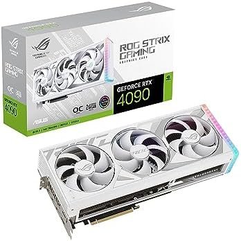 Asus Rog Strix Gaming GeForce RTX 4090 White OC Edition 24GB GDDR6X Graphic Card | Part # 90YV0ID2-M0NA00 - Image 3