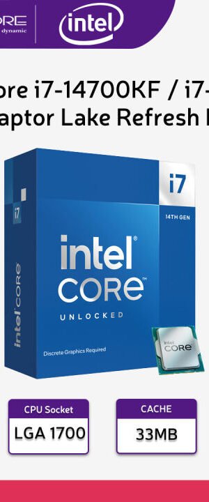 Intel Core i7-14700KF 14th Gen Raptor Lake Desktop Processor | Part # BX8071514700KF