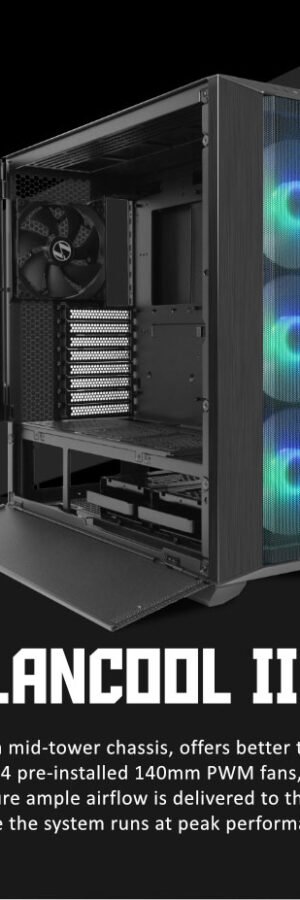 LIAN LI Lancool III RGB Mid Tower Gaming Case - Black | Part # LANCOOL 3R-X
