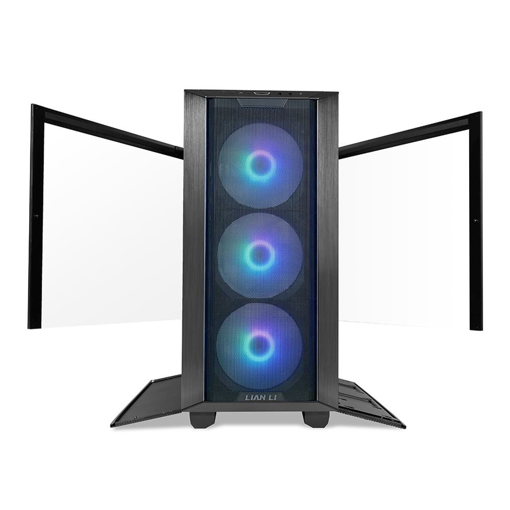 LIAN LI Lancool III RGB Mid Tower Gaming Case - Black | Part # LANCOOL 3R-X - Image 3