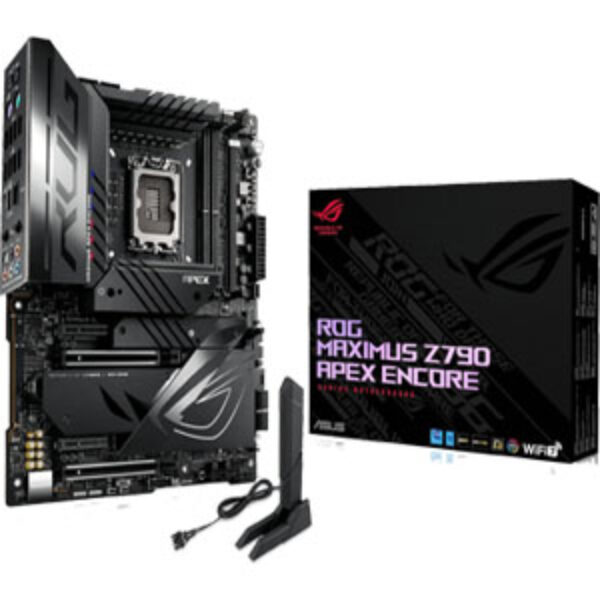 ASUS ROG MAXIMUS Z790 APEX ENCORE WIFI-7 DDR5 ATX Motherboard – Black | Part # 90MB1FX0-M0EAY0
