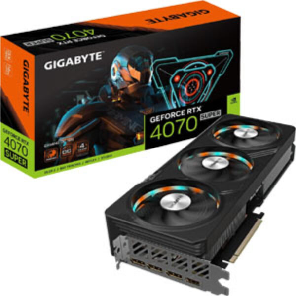 Gigabyte Gaming GeForce RTX™ 4070 Super OC Edition 12GB GDDR6X Graphics Card | Part # GV-N407SGAMING OC-12GD
