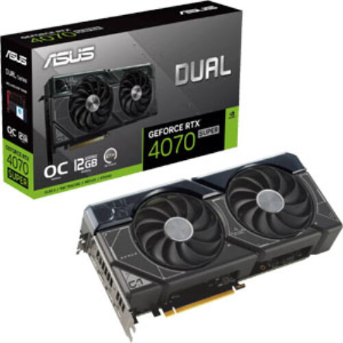Asus Dual Gaming GeForce RTX 4070 Super OC Edition 12GB GDDR6X Graphic Card | Part #  90YV0K82-M0NA00