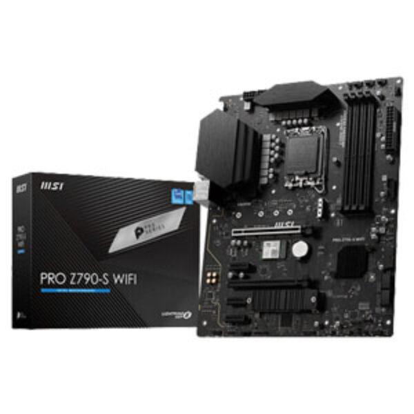 MSI Pro Z790-S WIFI 6E LGA 1700 ATX Intel Motherboard DDR5 | Part # 911-7D88-001