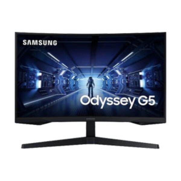 SAMSUNG 27″ Odyssey G5 Curved 2K 144Hz 1ms VA HDR Gaming Monitor, 27G5 | Part # LC27G55TQBMXUE