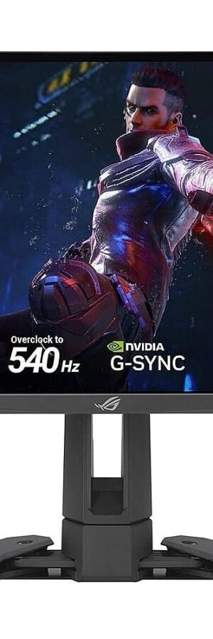 ASUS 24″ ROG Swift Pro PG248QP 540Hz (OC), 0.2ms, FHD TN HDR G-SYNC eSports Gaming Monitor | Part # 90LM08T0-B01370