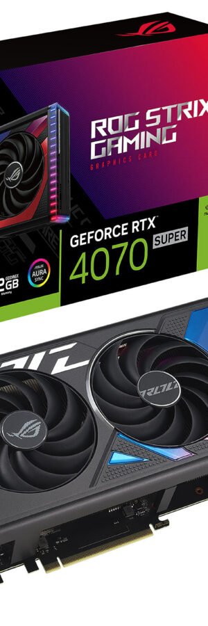 Asus Rog Strix Gaming GeForce RTX 4070 Super OC Edition 12GB GDDR6X Graphic Card | Part # 90YV0KD0-M0NA00
