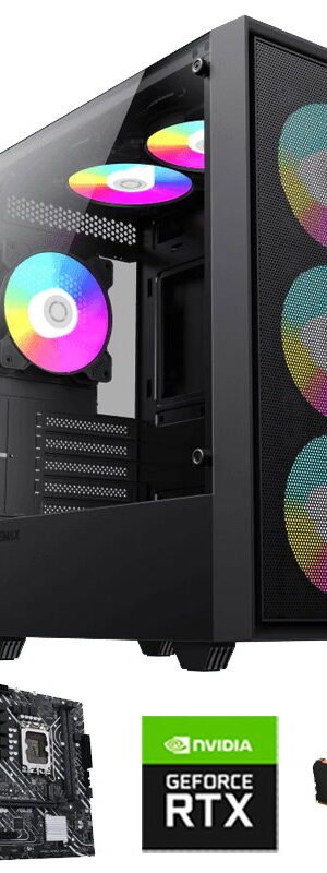 Gaming PC, i5-12400F, RTX 4060 8GB, Ram 16Gb,